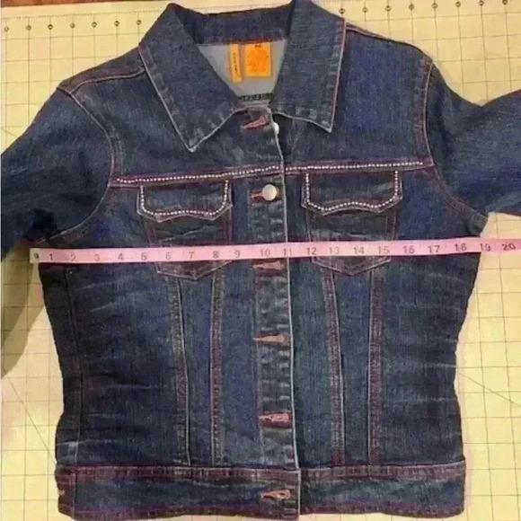 Custom repurposed Zanani Jean Jacket Size Medium - Picture 7 of 10